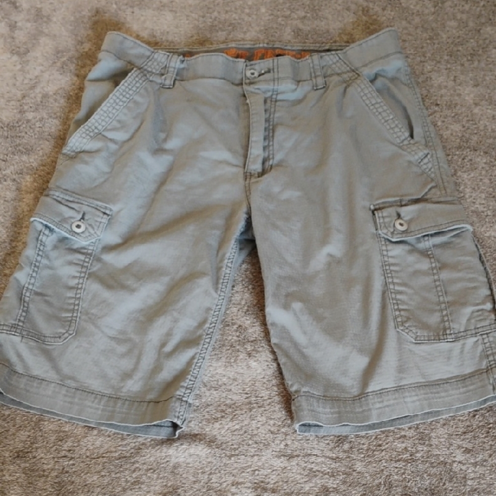 Wear First Gray Cargo Shorts